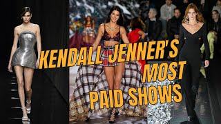 Kendall Jenner's most paid shows🤯#kendalljenner #model #runway