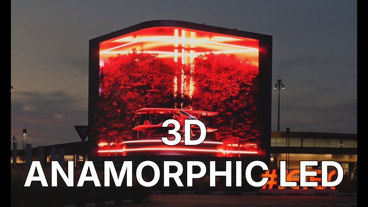 3D Anamorphic LED Screen | Immersive CGI Visual Experience - YouTube