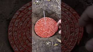 Buried Firecrackers Explosion Experiment! 😲💥 #shorts #facts #experiment