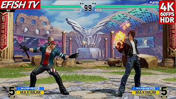 Billy Kane vs Kyo Kusanagi (Hardest AI) - KOF XV