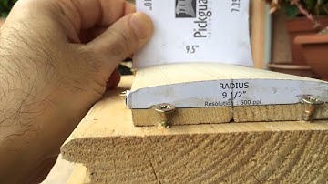 Radius 9,5" sanding block - II