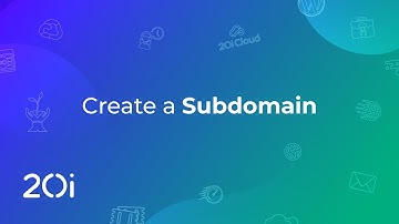 20i: Create a Subdomain on a Hosting Package