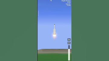 Reusable Rocket Landing SFS(  Space Flight Simulator) #shorts #gameplay #sfs #spaceflightsimulator