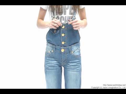 デニムワイドサロペット セシルマクビー公式通販サイト Youtube