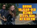 Drunk 19-Year-Old Crashes Car and Drives Off with Air Bags Deployed