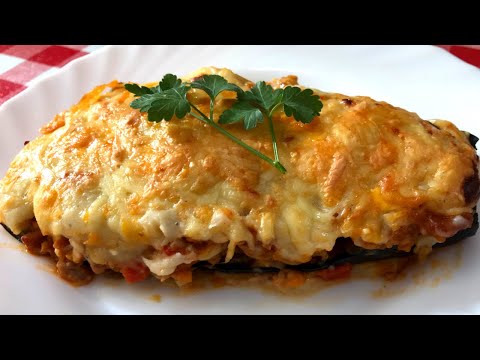 BERENJENAS RELLENAS de CARNE con BECHAMEL | Berenjena RELLENA de CARNE