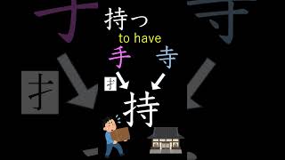Kanji 持親Learn Japanese