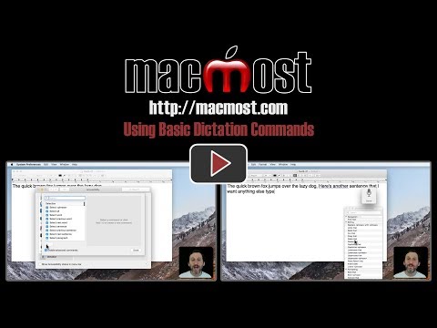 Using Basic Dictation Commands (#1615)