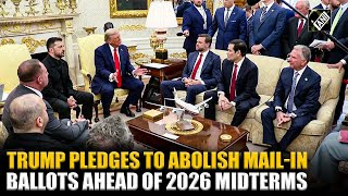 Trump vows executive order to end mail-in ballots ahead of 2026 midterms, sparking legal showdown