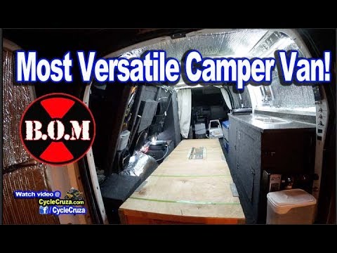 Most Versatile CamperVan Ever! I Luv It!