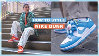 How To Style Nike Dunk + Haul! - YouTube