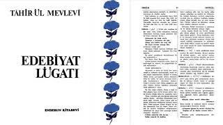 İbti̇dai̇yat Nedi̇r? Edebiyat Lügati Tahir-Ül Mevlevi İ Harfi