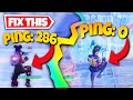 How To FIX Performance Mode With HIGH PING in Fortnite! (Optimize Network, Reduce Lag, Improve Ping)