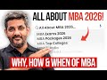 All About MBA 2026 🔥 Why, How &amp; When to Start? | Complete Guide