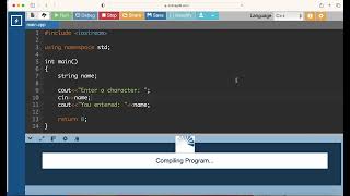 C++: How do we capture characters and strings