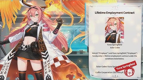 Counter:Side Awakened Yuna Springfield Lifetime Contract