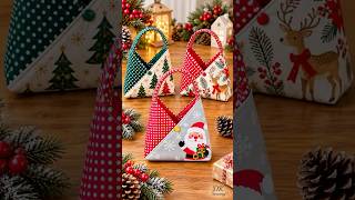 Turn Ordinary Fabric Into - the Perfect Little Bags for Your Christmas Gifts!✂️ 🎅🎄