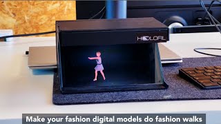 HOLOFIL digital 3d fashion walk | 3d fashion | digital fashion | 3d hologram fashion screenshot 5