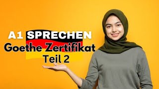 A1 SPRECHEN | GOETHE ZERTIFIKAT | TEIL 2 goethezertifikat learngerman sprechen sprechen shorts