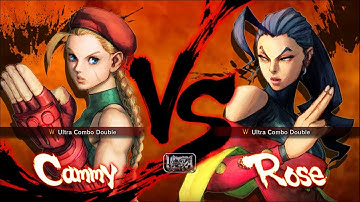 CAMMY VS ROSE | CPU VS CPU Ultra Street Fighter IV  (Hardest AI)