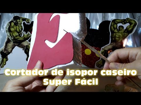 Como cortar isopor de maneira fácil | Como fazer cortador de isopor caseiro