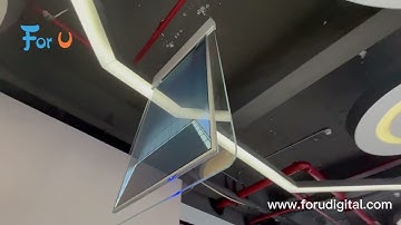 Ultra slim double sided lcd digital signage display