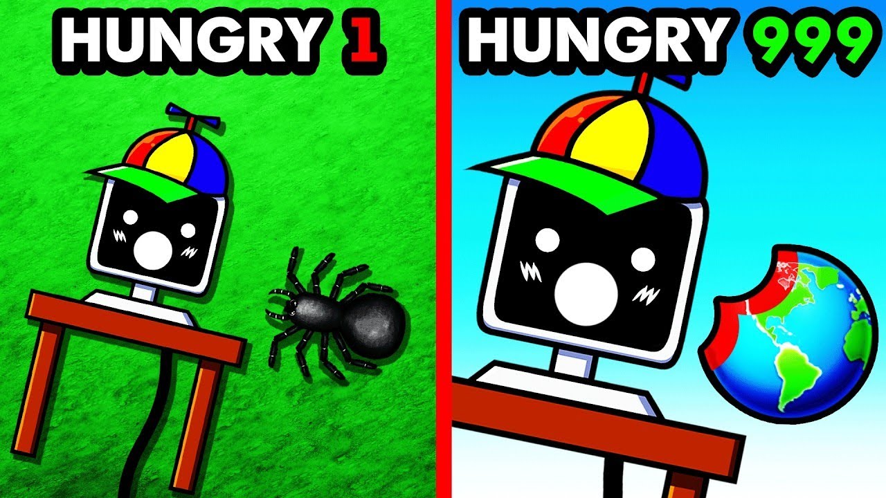 Alimentando AL HAMBRIENTO MR. FUN COMPUTER