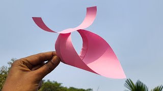 How To Make Glider Paper Airplane | Paper Circle Plane That Fly All Day | Handmade Paper Airplane