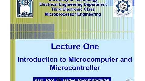 Lecture1 Microprocessor Eng Dr Hadeel Nasrat  x264