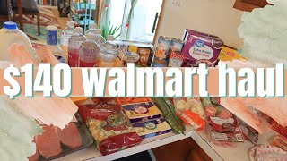 $140 Walmart Grocery Haul | Homeschool Family of 4 | February 2024