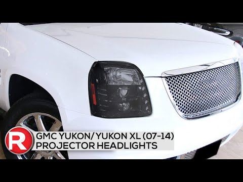 DIY Install: Spec-D Projector Headlights GMC Yukon/Yukon XL (07-14) w/ LED DRL Strip – Black/Chrome