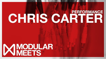 Chris Carter Performance // Modular Meets Leeds 2017