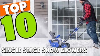 Snow Blower: ✅ Best Single Stage Snow Blowers 2023 (Buying Guide)