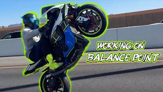 Learning to wheelie my R1 (Finally using  my rear brake)