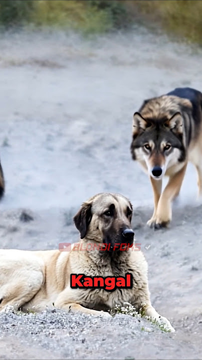 Kangal Dog VS Wild Wolves Encounter Face to Face!