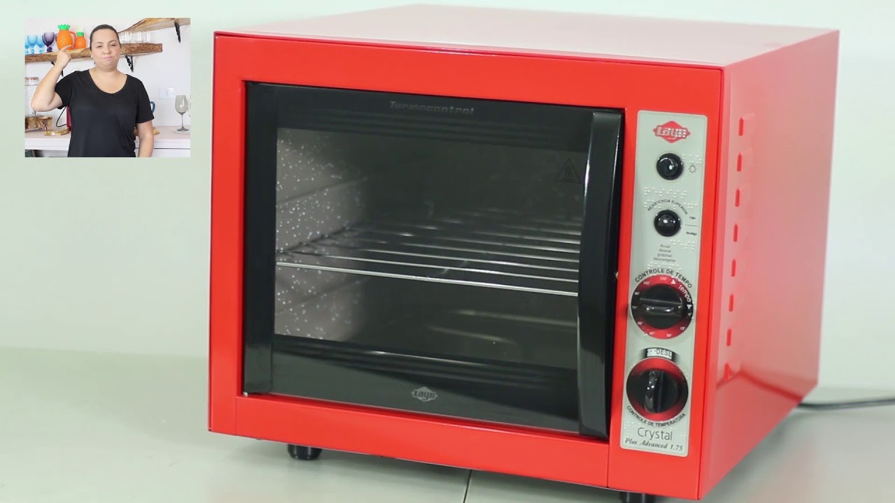 Forno Elétrico Crystal Plus Advanced - Red - LAYR - YouTube