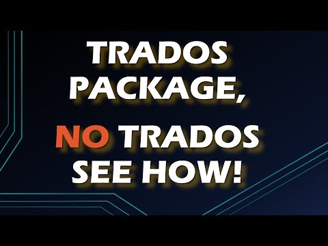 SDL Trados Studio를 사용하지 않고 SDL Trados Studio 패키지를 처리하십시오! 불가능한 일이 일어날 수 있습니다!