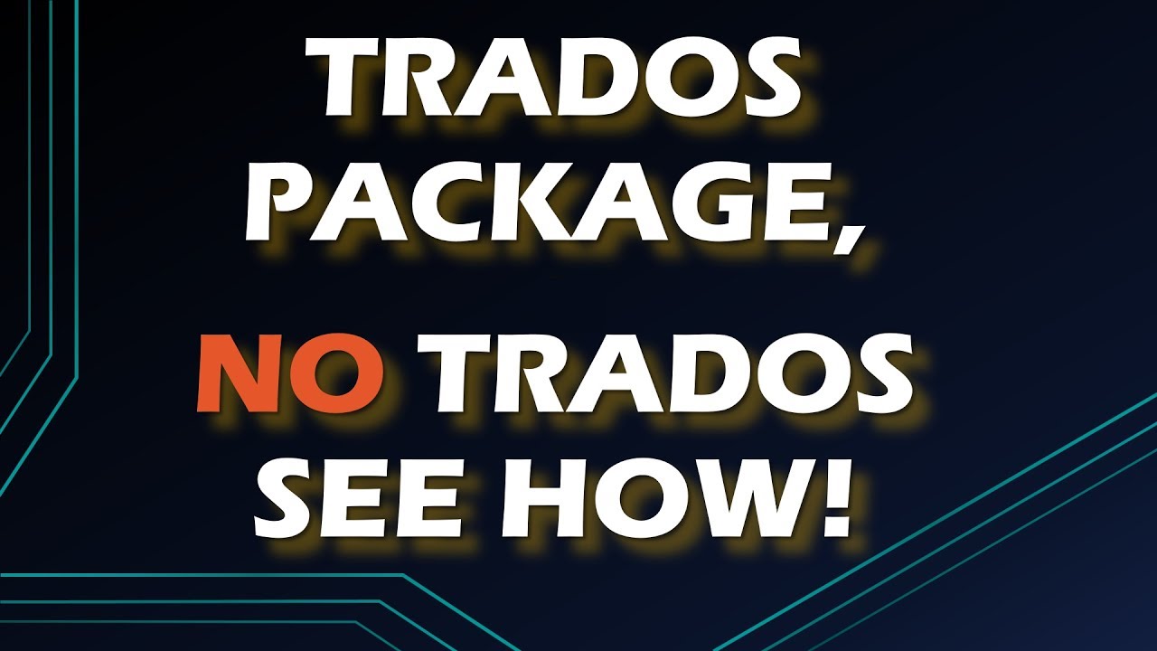 Handle SDL Trados Studio Packages without using SDL Trados Studio! The impossible can happen!