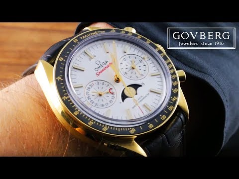 Omega Speedmaster Moonwatch Chronograph Moonphase 304.63.44.52.02.001 Functions & Care Guide