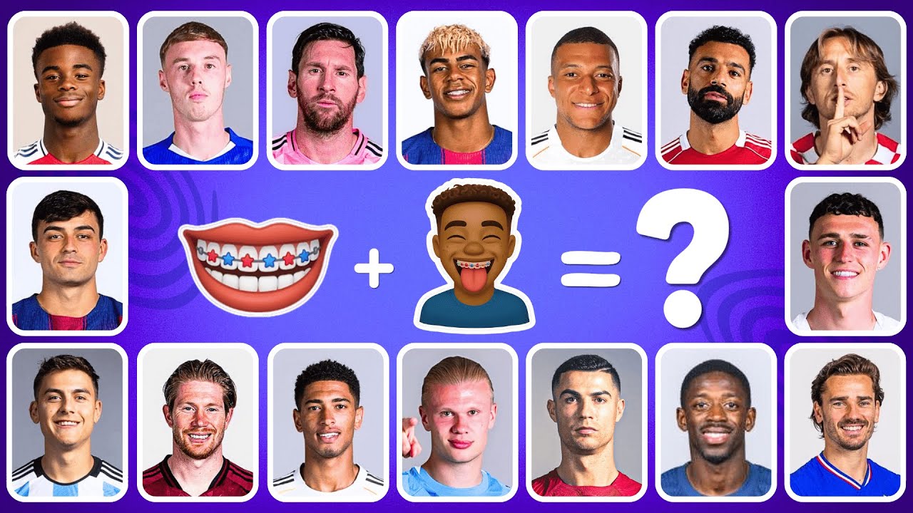 Guess The FOOTBALL PLAYER By Song & Emoji 🤔⁉️ | Ronaldo,Messi, Neymar, Mbappe 2026