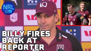 Billy Slater defends his controversial Origin selections: QLD Maroons Presser | NRL on Nine