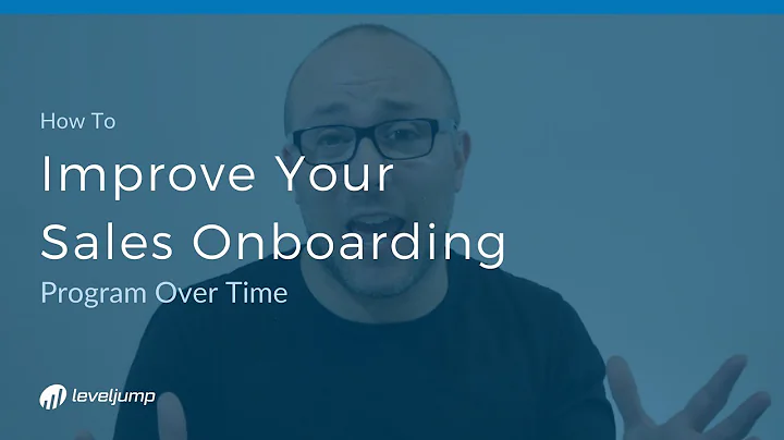 How to improve your sales onboarding program over time
