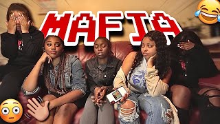 THE CRAZIEST MAFIA GAME EVER! Ft UK FEMALE YOUTUBERS (SLAP FORFEIT)👋🏽😳