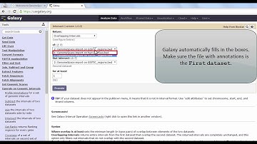 Find genes in CNV regions using the "Operate on Genomic Intervals" tool in Galaxy