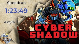 Cyber Shadow Speedrun in 1:23:49 - Any%