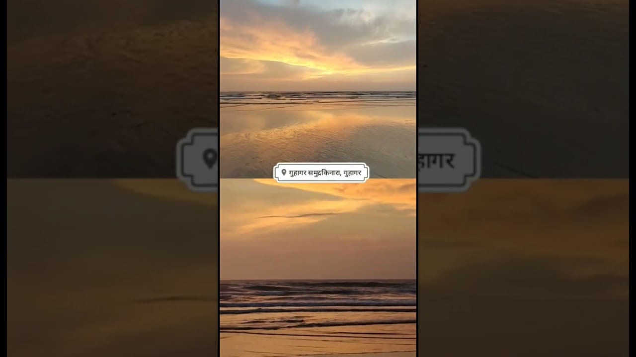 🌴🌅Guhagar Beach Ratnagiri video Status 😍