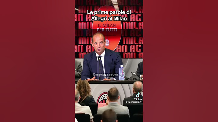 ALLEGRI AL MILAN UFFICIALE! Le prime parole #milan #calcio #allegriconferenzastampa