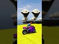 GTA 5 Epic Water Ragdolls | 🕷️Spider-Man vs hulk vs venom & Minions. Fails #gta #shorts bike #gtav