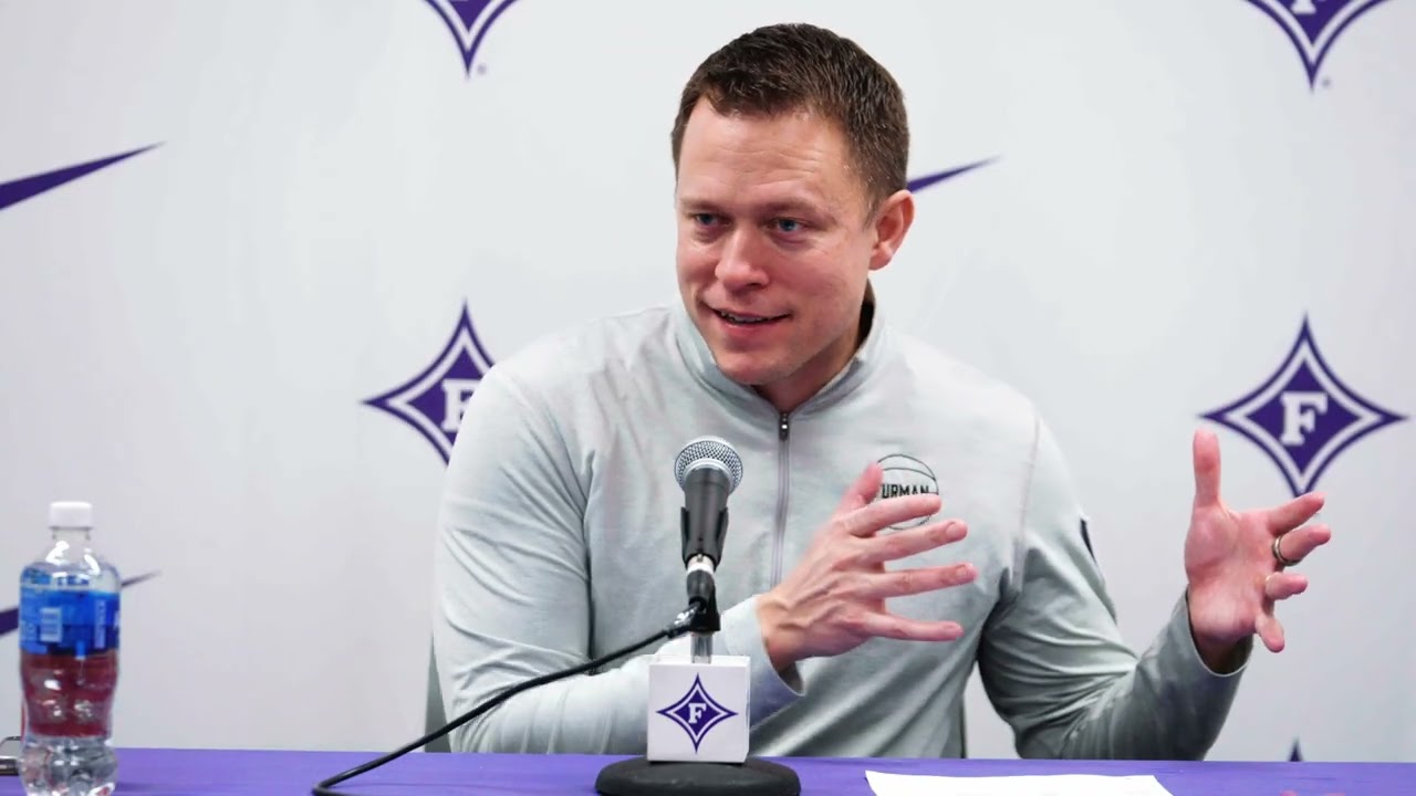 January 29, 2026 - Men’s Basketball vs Samford Post Game Press with Head Coach Bob Richey