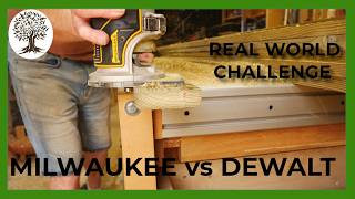 Dewalt vs Milwaukee Palm Router - Real World Test